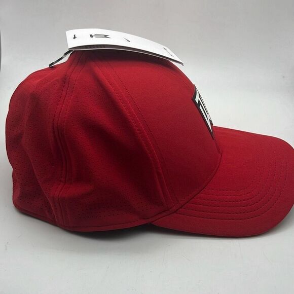 Tiger Woods Hat Nike‎ Dri-Fit TW Legacy 91 Golf Cap L/XL Stretch Fit Red - NWT - Picture 2 of 7